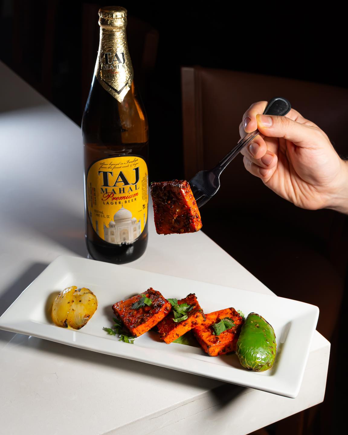 Try Taj Mahal Beer And Paneer Tikka At India Palace